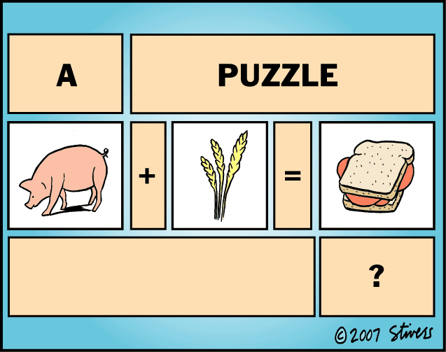 A Puzzle Sandwich